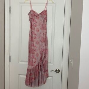 Shareen Collections Australia Floral Mesh Slip Dress Romantic Wedding Guest Date